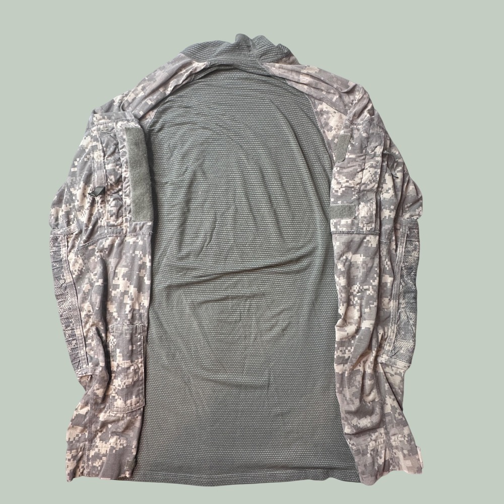 Massif Army Combat Shirt Mens Small ACU Digital Camo Foliage Green Tactical ACS